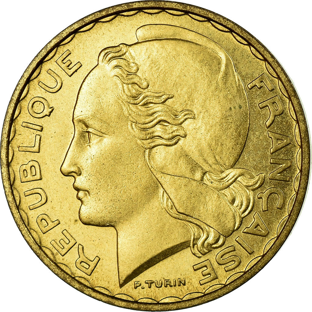Coin, France, Essai de Turin, 20 Francs, 1950, Paris, ESSAI, MS(63)