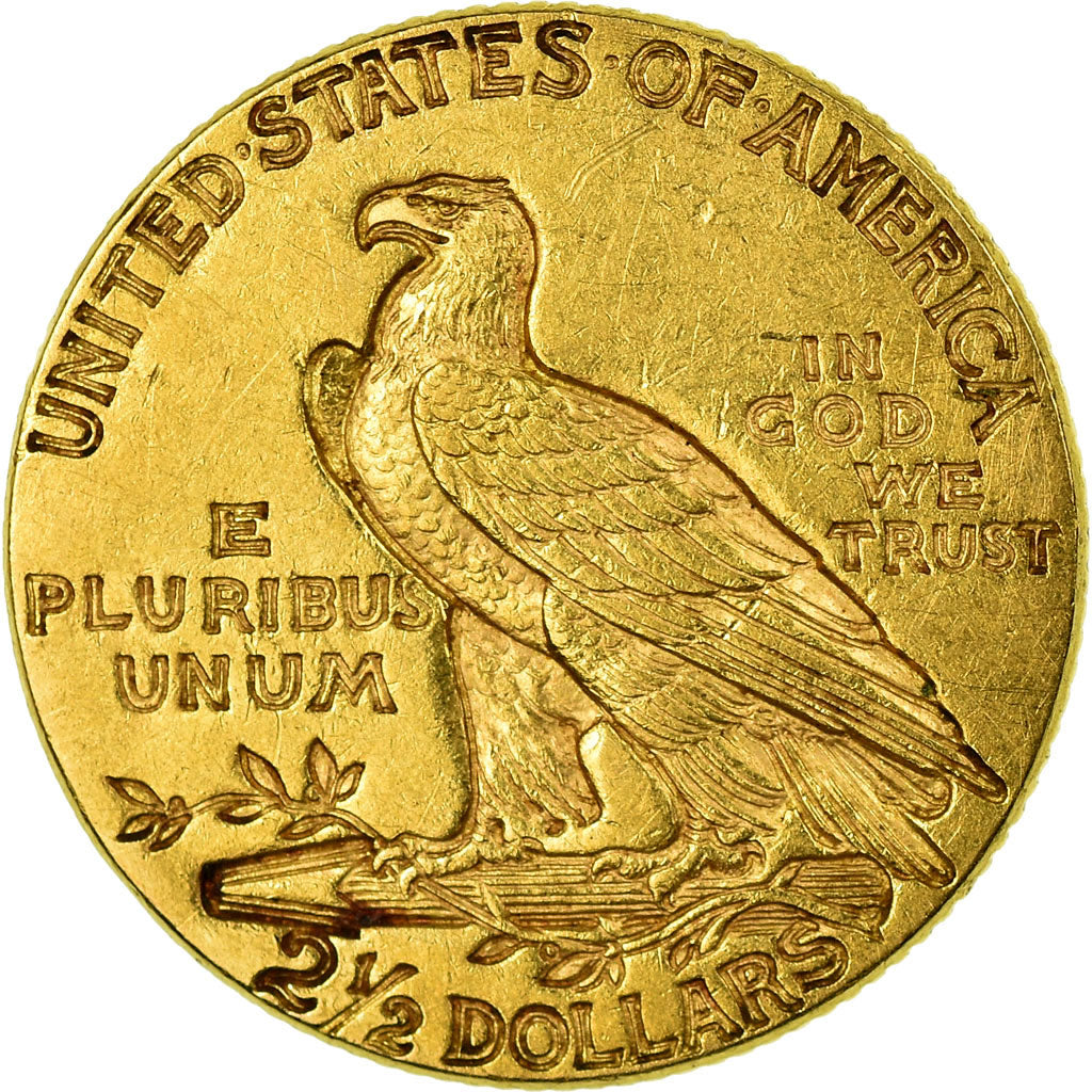 Monnaie, États-Unis, Indian Head, $2.50, Quarter Eagle, 1927, U.S. Mint