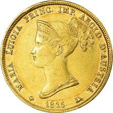 Moneda, Estados italianos, PARMA, Maria Luigia, 40 Lire, 1815, Parma, MBC+, Oro