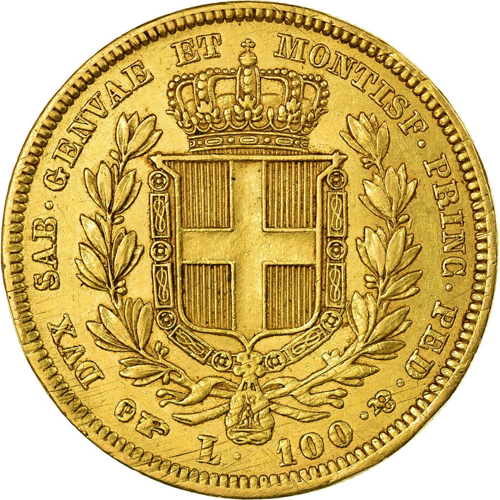 Münze, Italien Staaten, SARDINIA, Carlo Alberto, 100 Lire, 1835, Torino, SS