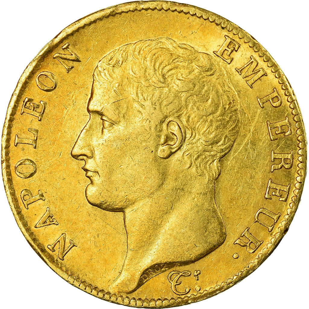 Moneta, Francja, Napoléon I, 40 Francs, AN 13, Paris, EF(40-45), Złoto