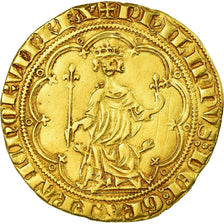 Moeda, França, Philippe IV Le Bel, Masse d'or, EF(40-45), Dourado, Duplessy:208