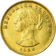 Coin, Chile, 20 Pesos, 1926, AU(50-53), Gold, KM:168