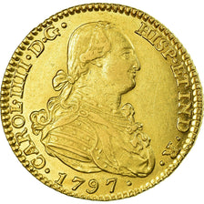 Moneda, España, Charles IV, 2 Escudos, 1797, Madrid, EBC, Oro, KM:435.1