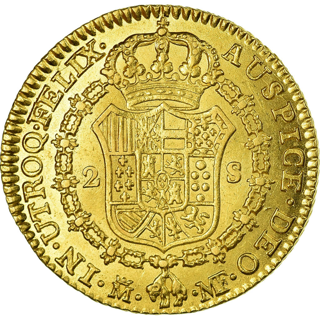 Moneda, España, Charles IV, 2 Escudos, 1797, Madrid, EBC, Oro, KM:435.1