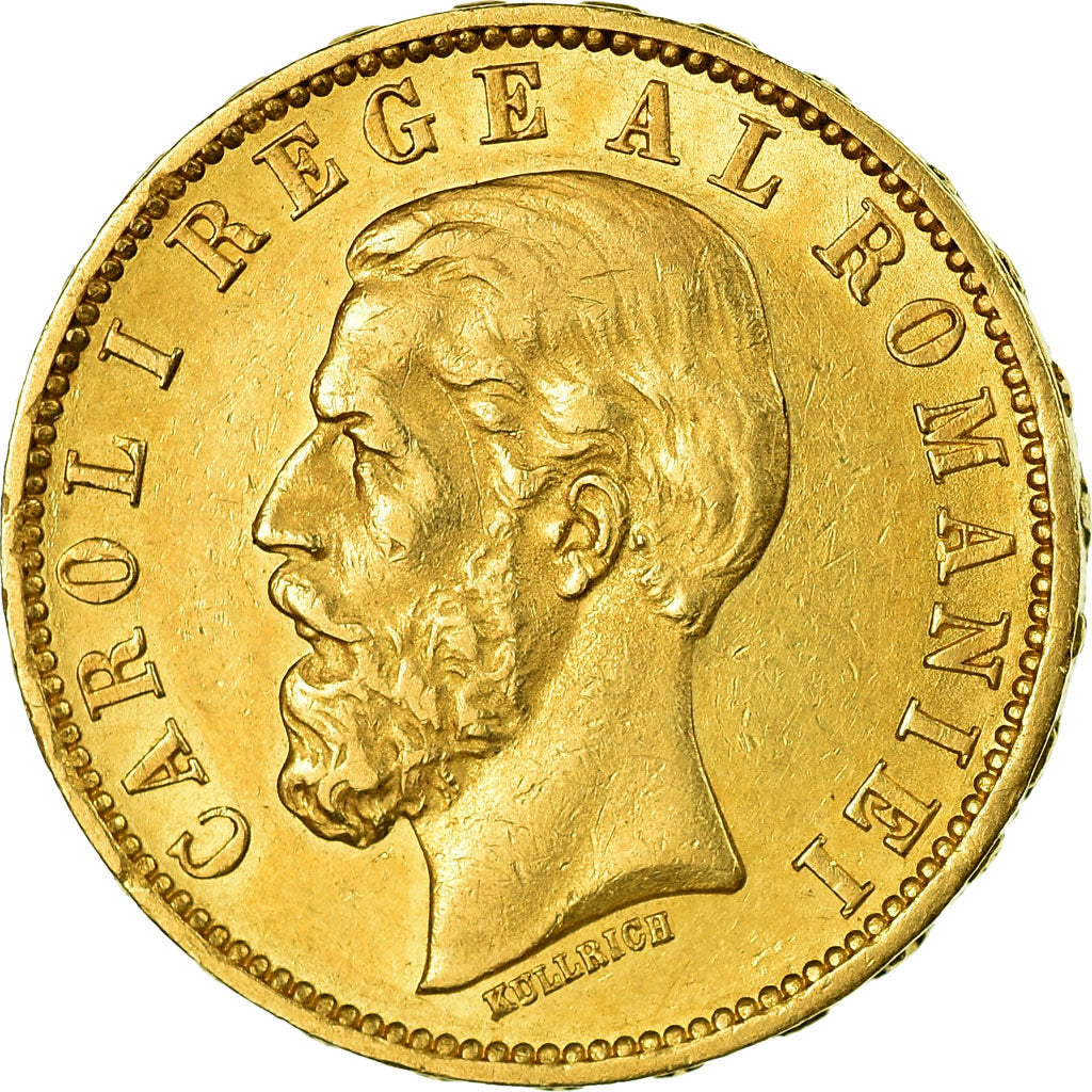 Monnaie, Roumanie, Carol I, 20 Lei, 1883, TTB+, Or, KM:20