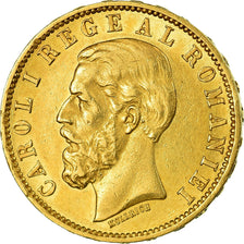Monnaie, Roumanie, Carol I, 20 Lei, 1883, TTB+, Or, KM:20