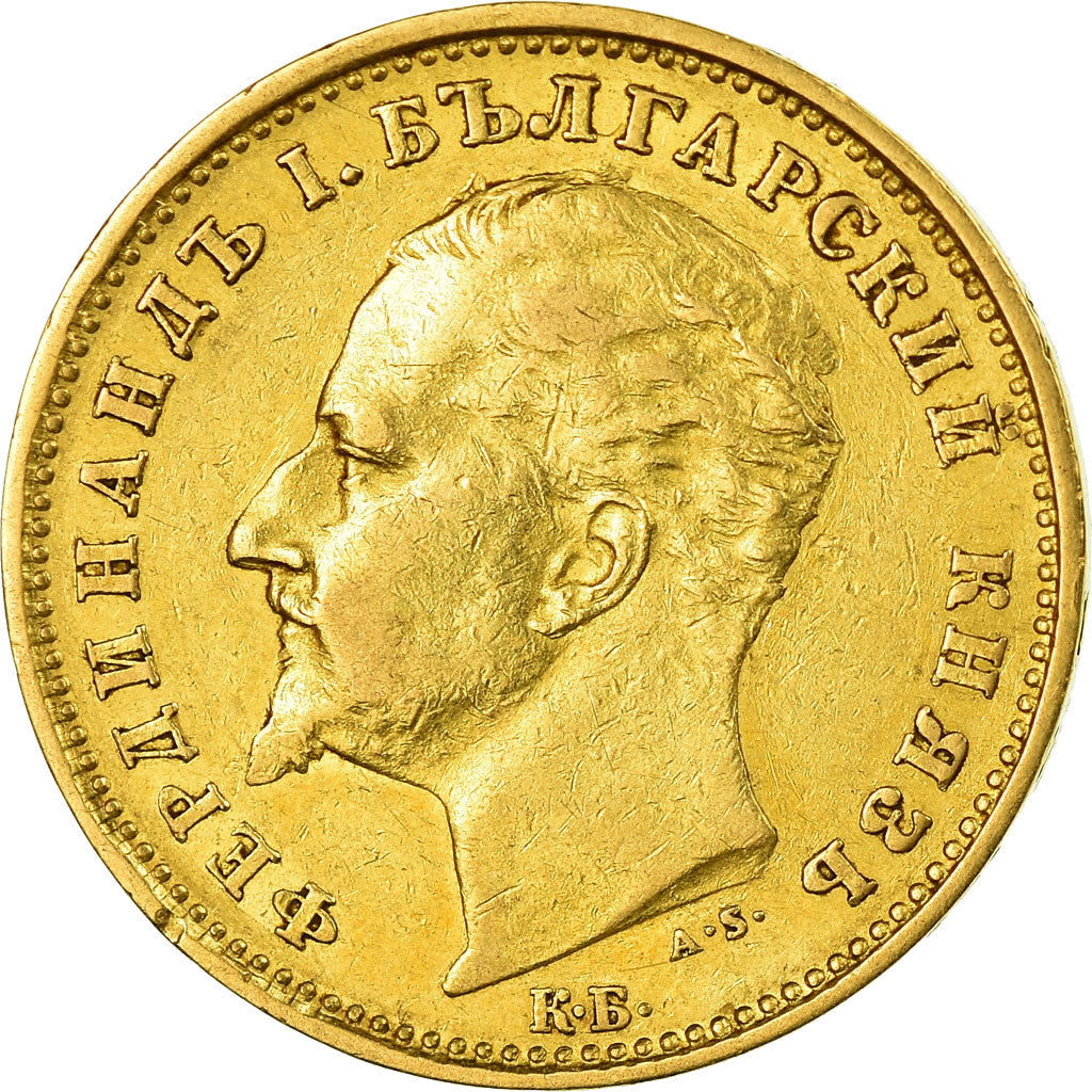 Münze, Bulgarien, Ferdinand I, 20 Leva, 1894, Kormoczbanya, Hungary, SS, Gold