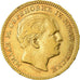 Moneda, Serbia, Milan I, 20 Dinara, 1879, MBC, Oro, KM:14