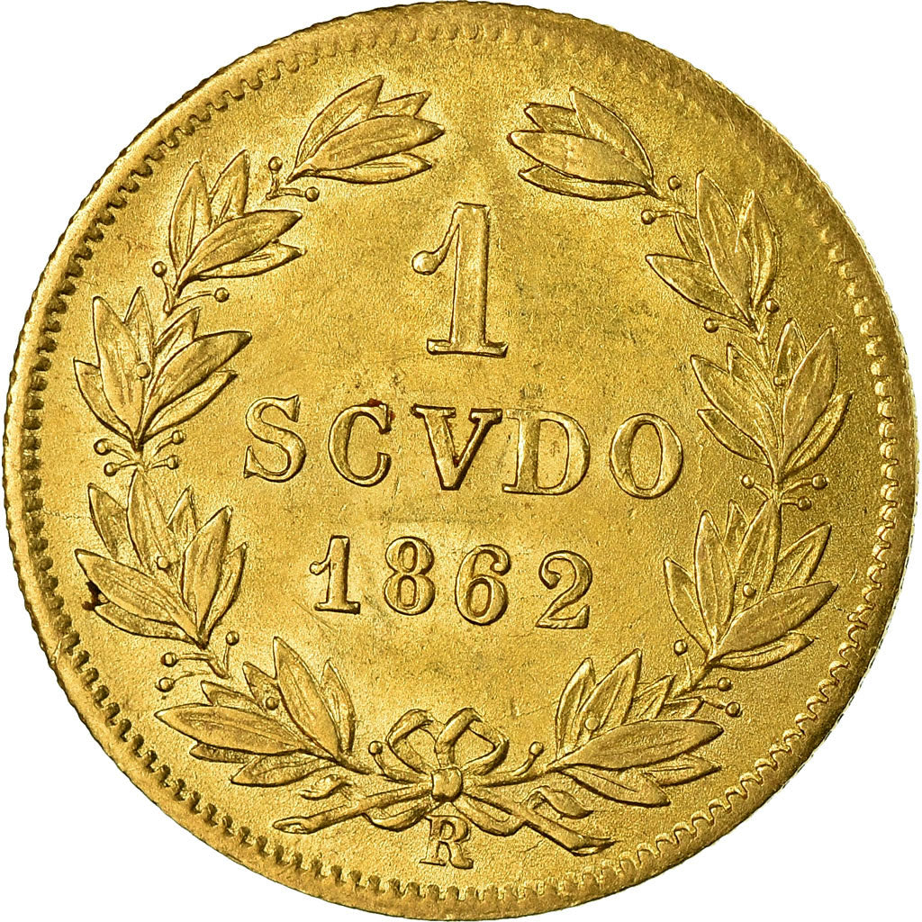 Monnaie, États italiens, PAPAL STATES, Pius IX, Scudo, 1862, Roma, SUP, Or