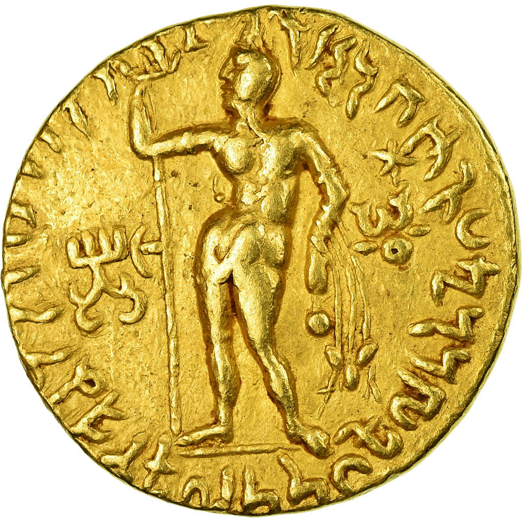 Coin, Kushan Empire, Vima Kadphises, Stater, 100-127/8, AU(50-53), Gold