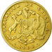 Moneda, Chile, 2 Pesos, 1860, MBC, Oro, KM:132