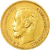 Munten, Rusland, Nicholas II, 5 Roubles, 1898, St. Petersburg, ZF, Goud, KM:62