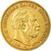 German States, PRUSSIA, Wilhelm I, 20 Mark, 1887, Berlin, EF(40-45), Gold