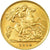 Coin, Great Britain, George V, 1/2 Sovereign, 1914, AU(55-58), Gold, KM:819