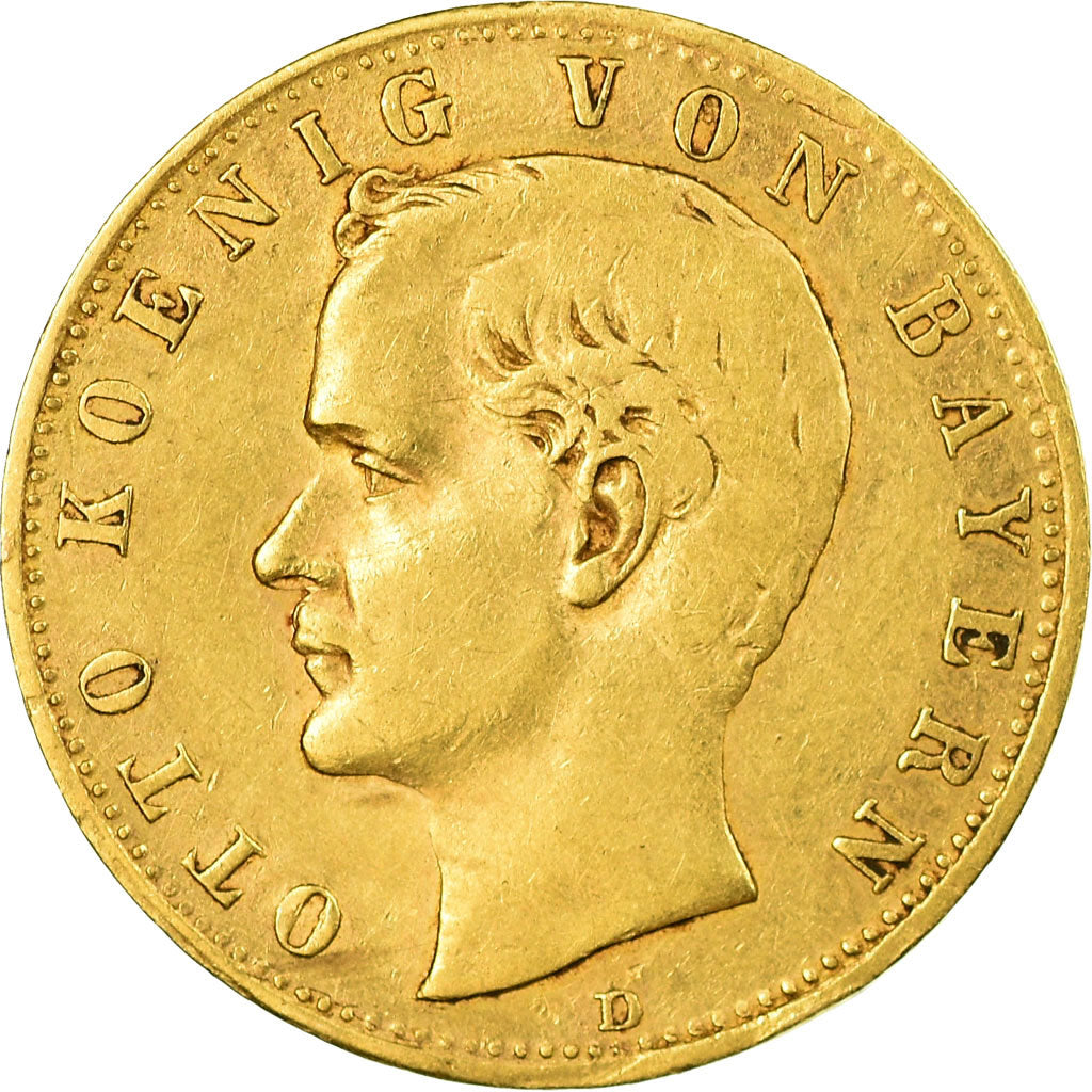 Monnaie, Etats allemands, BAVARIA, Otto, 10 Mark, 1898, Munich, TB+, Or, KM:911