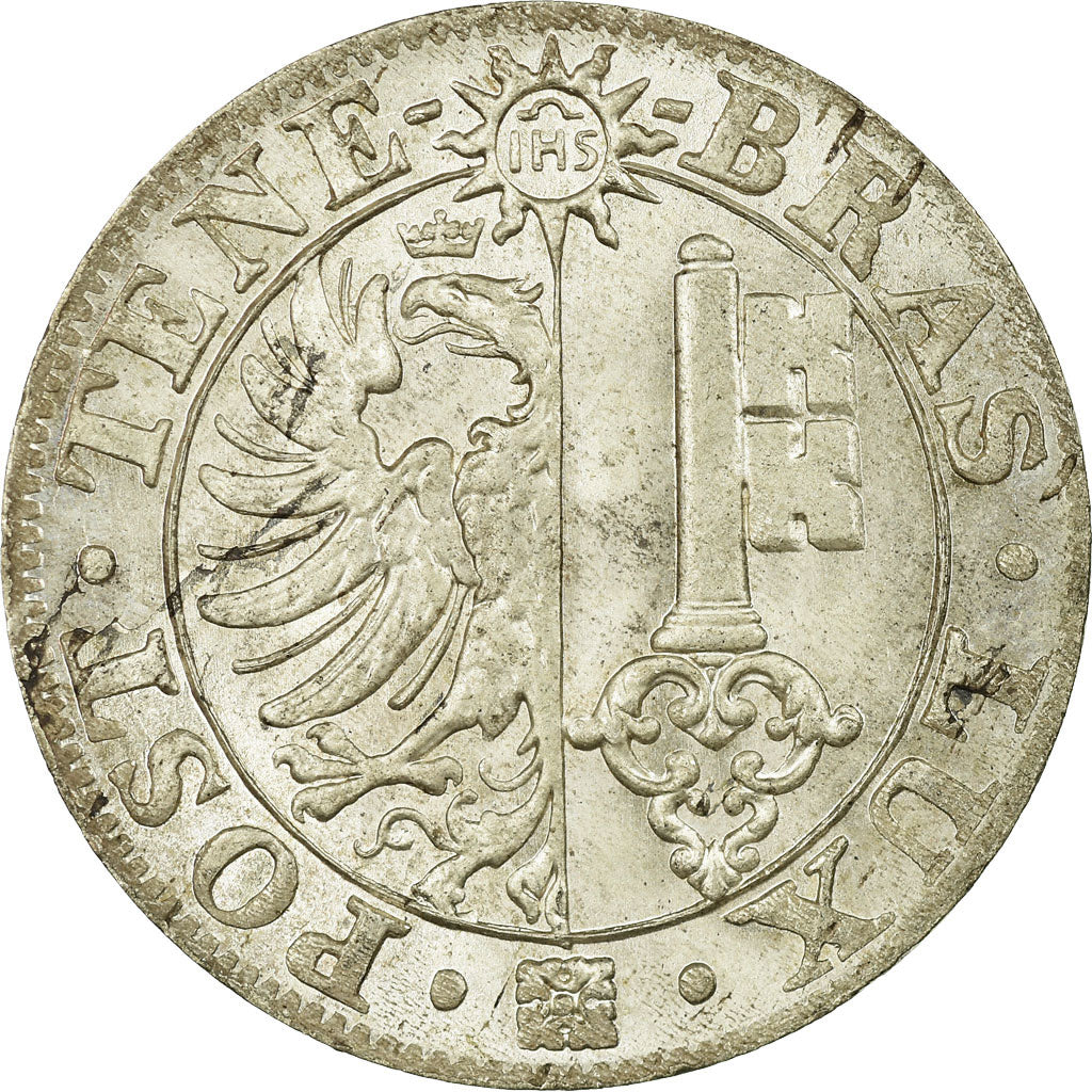 Coin, SWISS CANTONS, GENEVA, 25 Centimes, 1839, MS(63), Billon, KM:129