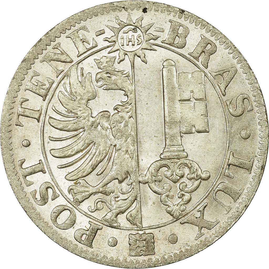 Coin, SWISS CANTONS, GENEVA, 10 Centimes, 1839, MS(63), Billon, KM:128