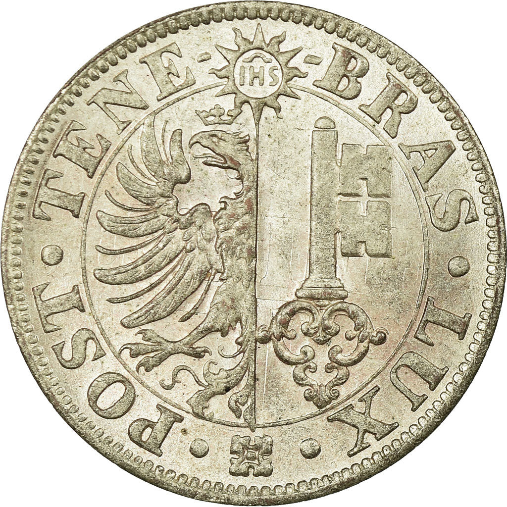 Coin, SWISS CANTONS, GENEVA, 4 Centimes, 1839, MS(63), Billon, KM:127