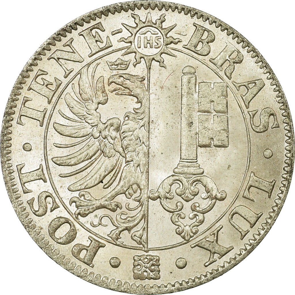 Coin, SWISS CANTONS, GENEVA, 5 Centimes, 1840, MS(63), Billon, KM:131