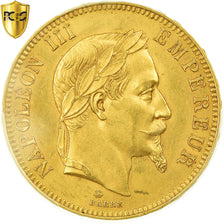 Coin, France, Napoleon III, 100 Francs, 1868, Paris, PCGS, MS63