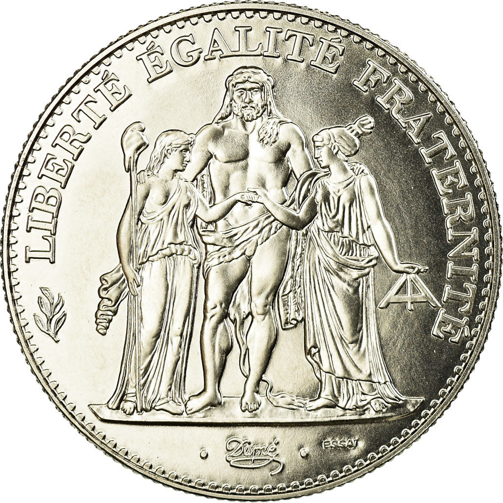 Coin, France, Hercule, 5 Francs, 1996, Paris, ESSAI, MS(63), Nickel, KM:1155