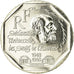 Münze, Frankreich, René Cassin, 2 Francs, 1998, Paris, ESSAI, UNZ, Nickel