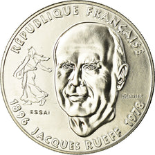 Monnaie, France, Jacques Rueff, Franc, 1996, Paris, ESSAI, SPL, Nickel