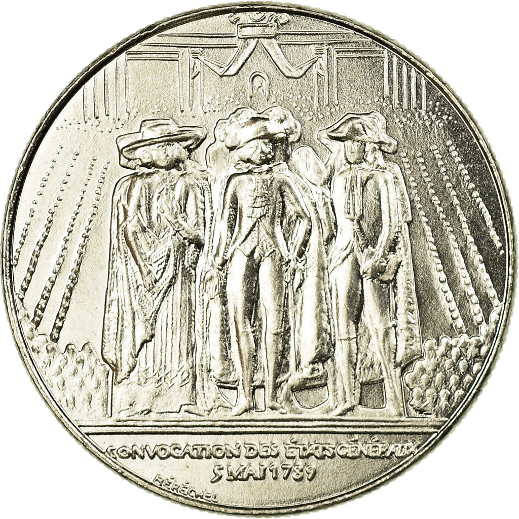 Coin, France, États généraux, Franc, 1989, Paris, ESSAI, MS(63), Nickel