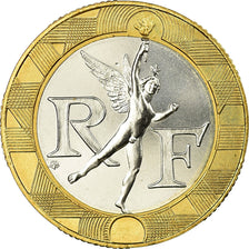 Coin, France, Génie, 10 Francs, 1988, Paris, ESSAI, MS(63), Bi-Metallic