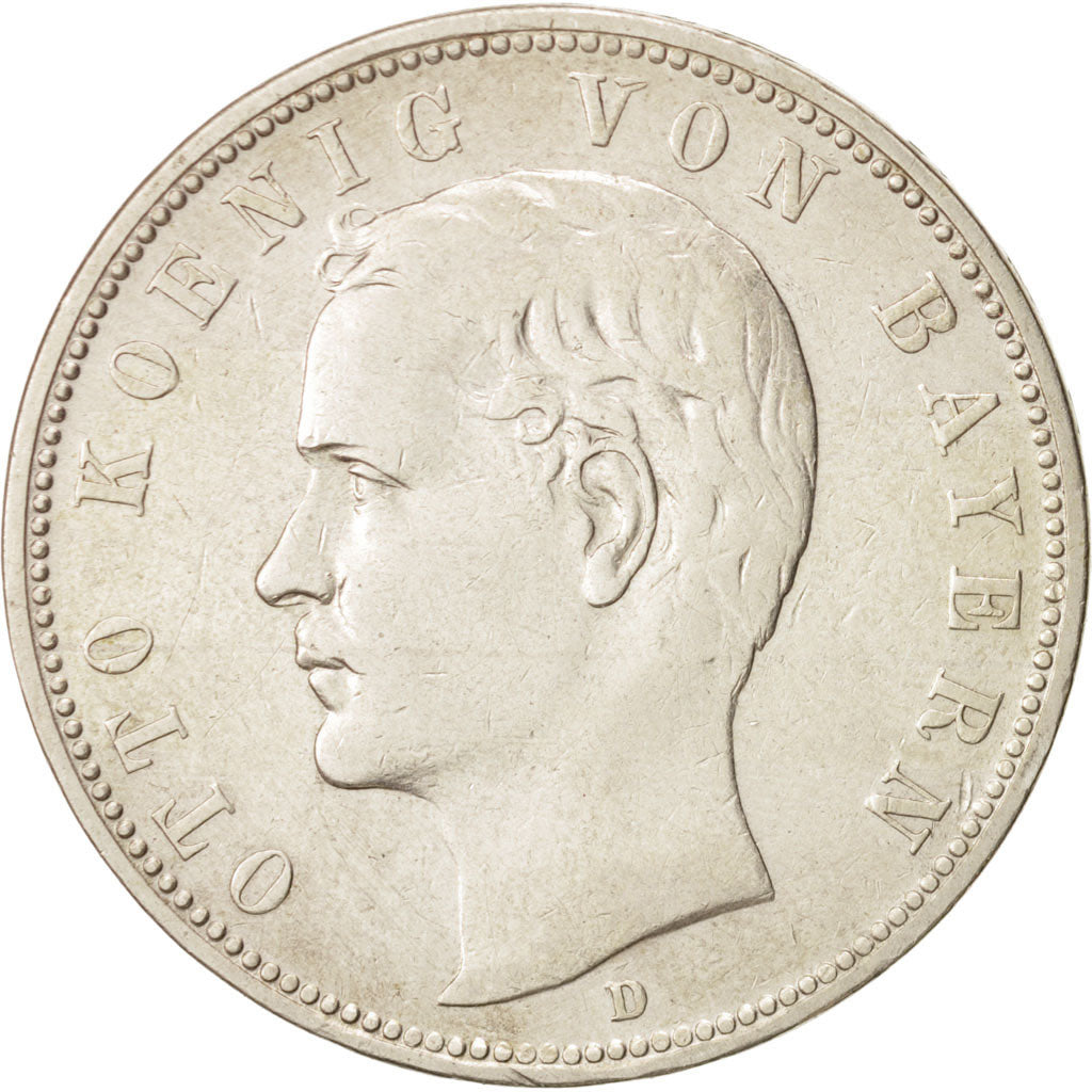 German States, BAVARIA, Otto, 5 Mark, 1903, Munich, Silver, KM:915