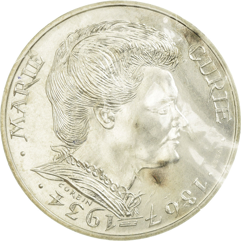 Monnaie, France, Marie Curie, 100 Francs, 1984, ESSAI, SPL, Argent, Gadoury:899