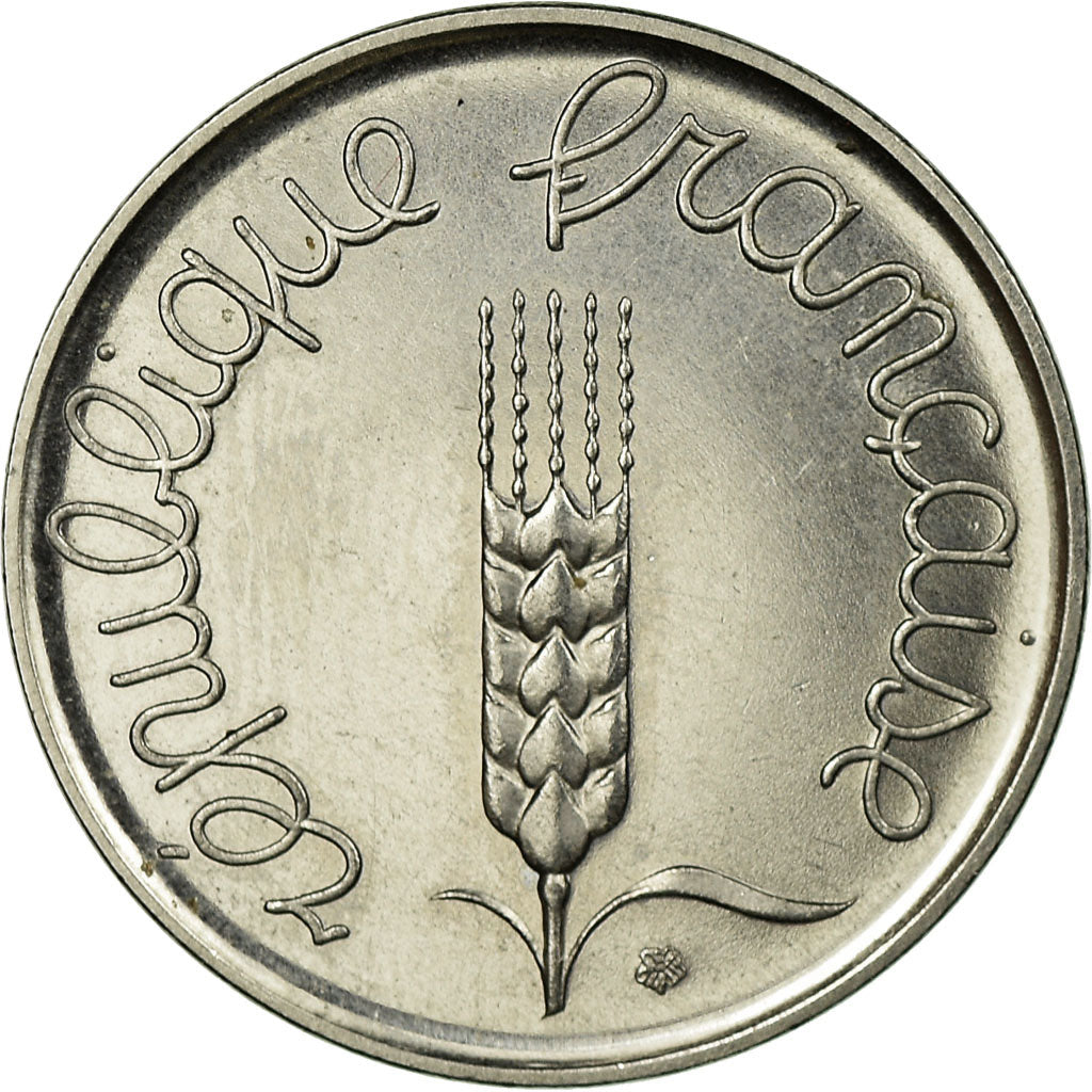 Coin, France, Épi, 5 Centimes, 1961, Paris, ESSAI, MS(63), Chrome-Steel