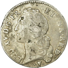 Coin, France, Louis XV, Écu de Béarn au bandeau, Ecu, 1756, Pau, VF(20-25)