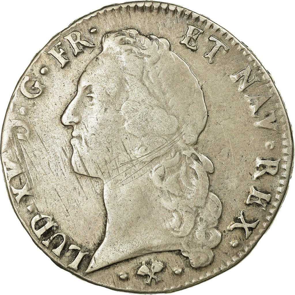 Monnaie, France, Louis XV, Écu au bandeau, Ecu, 1765, Bayonne, TB, Argent