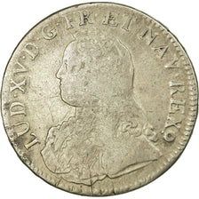 Münze, Frankreich, Louis XV, Écu aux branches d'olivier, Ecu, 1727, Metz, S