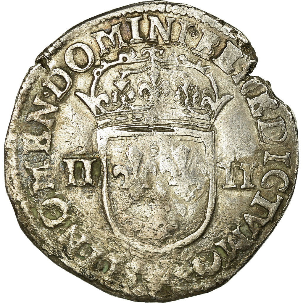 Coin, France, Louis XIV, 1/4 Écu, frappé au marteau, 1/4 Ecu, 1643, Bordeaux