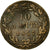 Moneta, Grecia, Othon, 10 Lepta, 1857, Athens, MB, Rame, KM:29