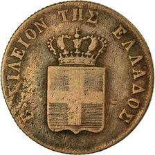 Coin, Greece, Othon, 5 Lepta, 1848, Athens, VF(20-25), Copper, KM:28
