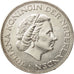 Netherlands, Juliana, 2-1/2 Gulden, 1960, AU, Silver, KM:185