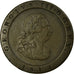 Moeda, Ilha de Man, George III, 1/2 Penny, 1813, EF(40-45), Cobre, KM:10