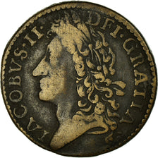 Monnaie, Ireland, James II, Shilling, 1689, TB, Laiton, KM:94