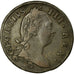 Coin, Ireland, George III, 1/2 Penny, 1782, VF(30-35), Copper, KM:140