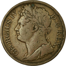 Coin, Ireland, George IV, Penny, 1823, VF(20-25), Copper, KM:151