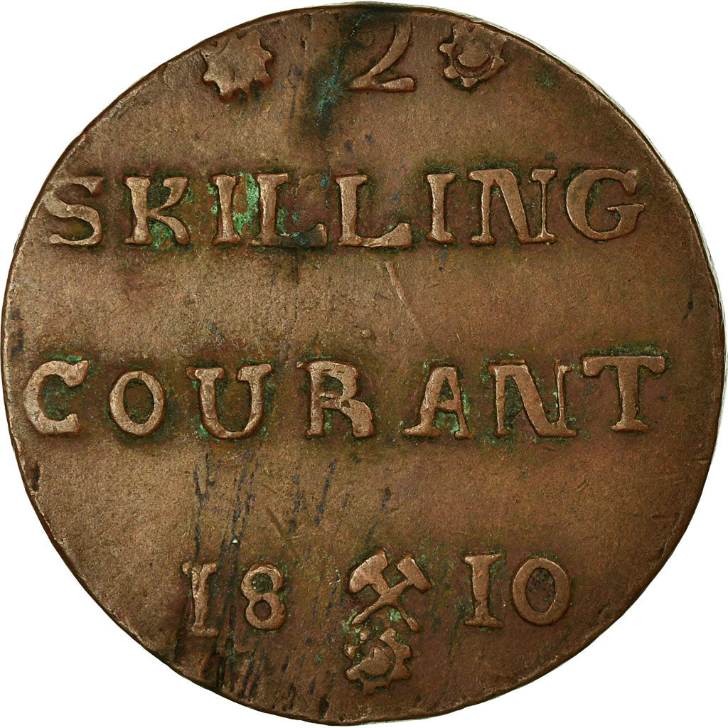 Coin, Norway, 2 Skilling, 1810, VF(30-35), Copper, KM:280.1