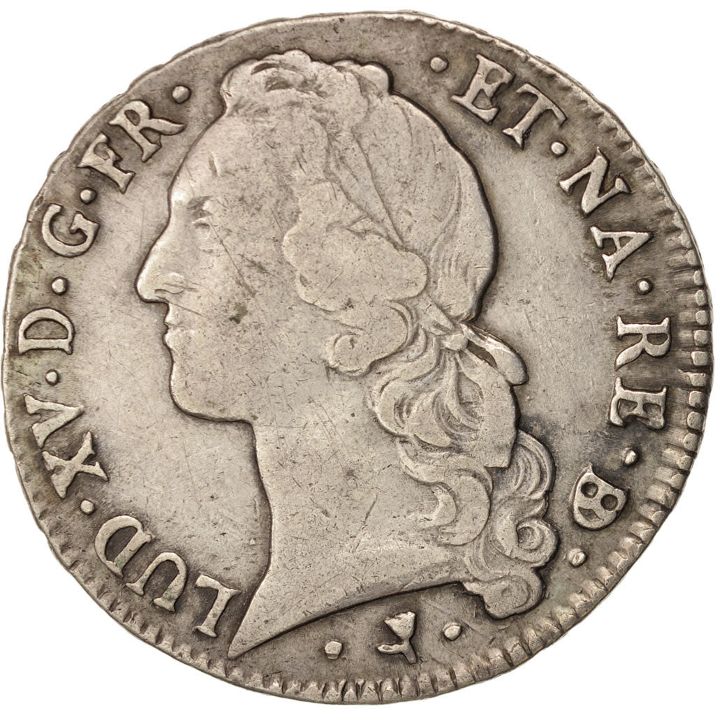 France, Louis XV, Ecu, 1765, Pau, Silver, KM:518