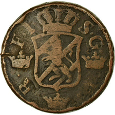Coin, Sweden, Frederick I, 2 Ore, S.M., 1749, VF(20-25), Copper, KM:437