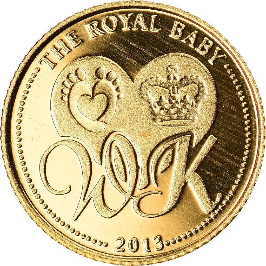 Coin, Seychelles, 25 Rupees, 2013, British Royal Mint, MS(65-70), Gold, KM:134