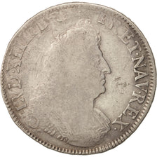 Coin, France, Louis XIV, 1/2 Écu aux palmes, 1/2 Ecu, 1693, Paris, VF(20-25)