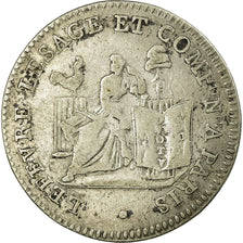 Coin, France, Lefevre Lesage, 20 Sols, 1792, VF(20-25), Silver, KM:Tn21